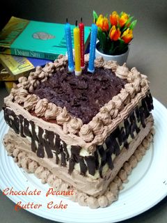 Foto resep Chocolate Peanut Butter Cake