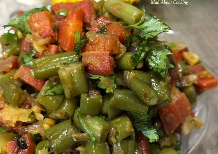 Beans Carrot Stir Fry – Perfect Lunch Recipe