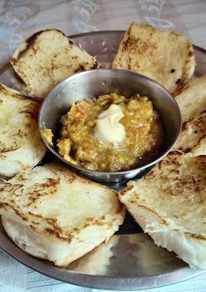 A picture of Pav bhaji.
