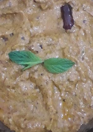 A picture of Pudina tomato chutney.
