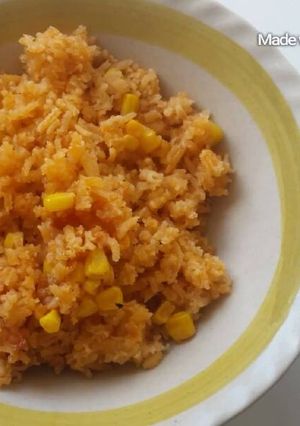 Una foto de Arroz rojo