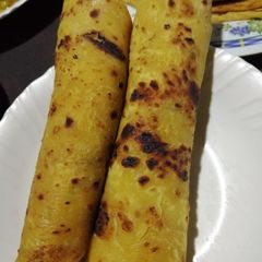 Pumpkin chapatis A picture of Pumpkin chapatis.