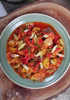 Foto resep Tumis Pedas Peda