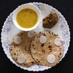 A picture of Bajra bliss rotla.