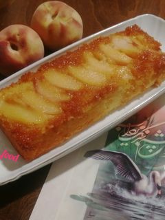 عکسی از دستور کیک آپسایدداون هلو (هلو برگردان)