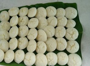 Hình của món Bánh bò xốp vị sầu riêng.