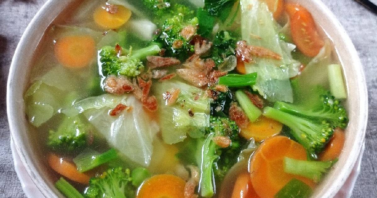 Resep Sop Brokoli Kol Oleh Mama Queen Cookpad