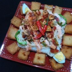 A picture of Singaporean rice.