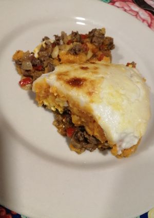 Una foto de Pastel de boniato