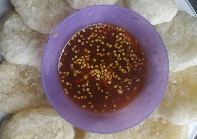 Resep: Cireng keju bumbu rujak simpel dan enak Ekonomis Untuk Jualan