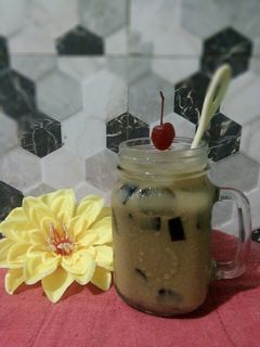 Foto resep Es Cincau Susu Gula Merah
