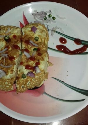 ডিম পাউরুটি টোস্ট(dim paurooti toast recepi in Bengali) রেসিপির প্রধান ছবি
