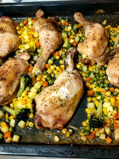 Illatos-omlós csirkecomb recept fotója
