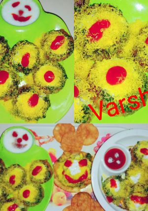 स्मॉल पकवान विथ आलू चाट (Small pakwan with aloo chaat recipe in Hindi) रेसिपी मुख्य फोटो