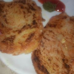 Bread tikki😉 A picture of Bread tikki😉.