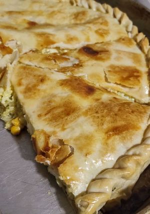 Una foto de Tarta de Choclo y Queso 🌽🧀