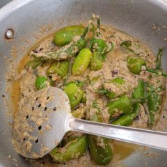 Hyderabadi Mircho ka salan A picture of Hyderabadi Mircho ka salan.