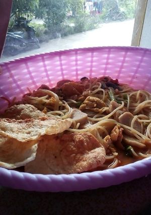 Foto resep Mie Kari (spaghetti)