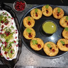 A picture of Barnyard Millet / Sama Rice dahi vada.