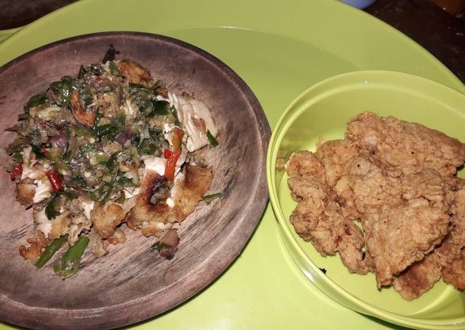 Ayam geprek Lombok Joger