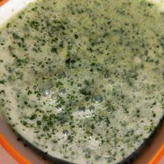 A picture of Green raita.