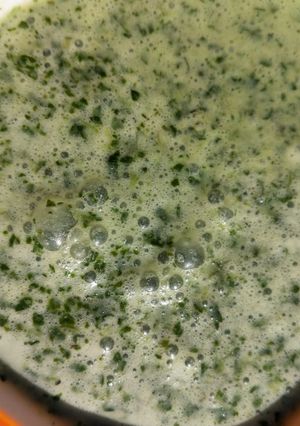 A picture of Green raita.
