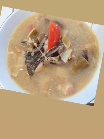 Langkah Gampang Membuat Resep Gangan asam jantung pisang yang Lezat Sekali Anti Ribet, Menggugah Selera