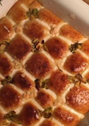 صورة لوصفة بسبوسة بجبن الكيري لذيذة