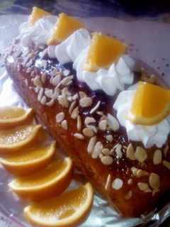 صورة لوصفة كيك خفيف بالبرتقال 🍊😋