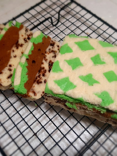 Foto resep 475. Batik Cake Choco Moca Pandan