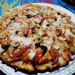 A picture of Spicy🥘 Pizza🥘.