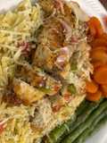Grilled Chicken and Vegetable Orzo Fiesta