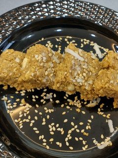 A picture of Sesame seeds barfi (Tilachi vadi).