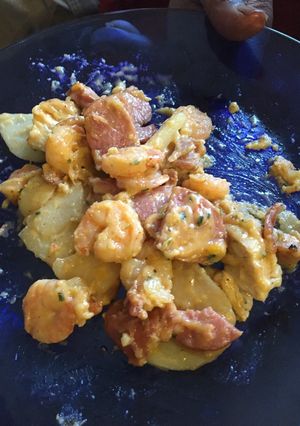 A picture of Potato/Meat Hash.