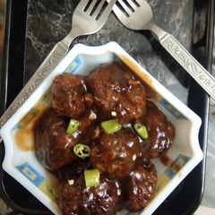 A picture of Spicy dry Manchurian.