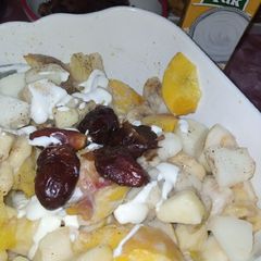 A picture of Fruits creamy salad.