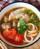 Mì Udon Sủi Cảo Bò Viên Chua Cay