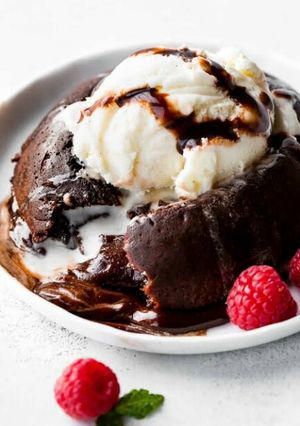 A picture of Choco lava cake.