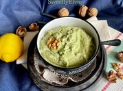 Una foto di pesto di noci