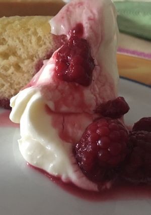 Una foto de Torta de limón para un día gris