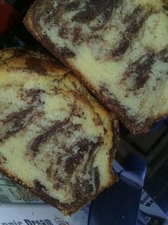 صورة لوصفة طريقة كيك الكاسترد(ماربل كيك بالكاسترد)