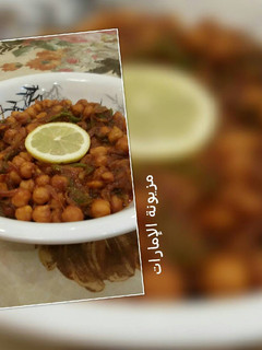 صورة لوصفة طبق جانبي لﻷرز ناشف الحمص 👌