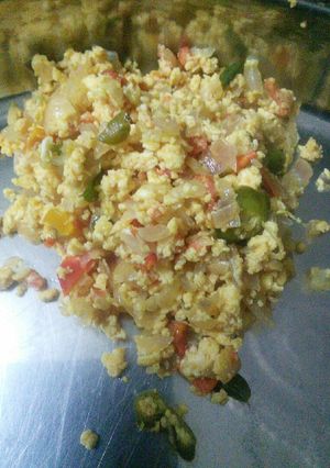 A picture of Egg bhurji.
