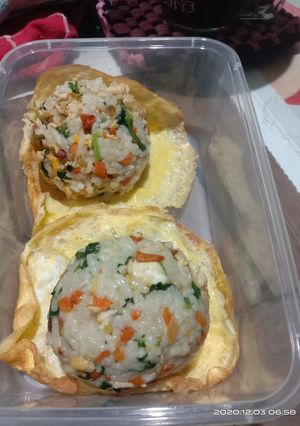 Foto resep Rice ball selimut