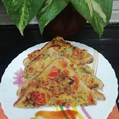 Rava & Mix Veg Toast A picture of Rava & Mix Veg Toast.