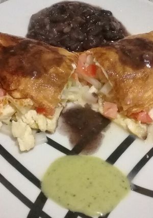 Una foto de Omelette relleno 🍳