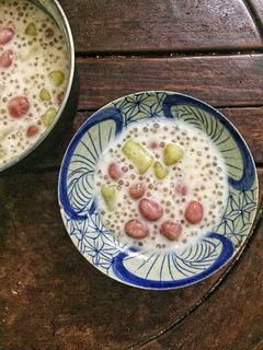 Hình của món Chè khoai lang dẻo.