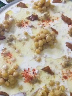 صورة لوصفة فتة حمص(تسئيه بالسمنه)