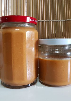 รูปของ เนยถั่ว (homemade penut butter)