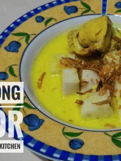 Foto resep Lontong opor (keto friendly)